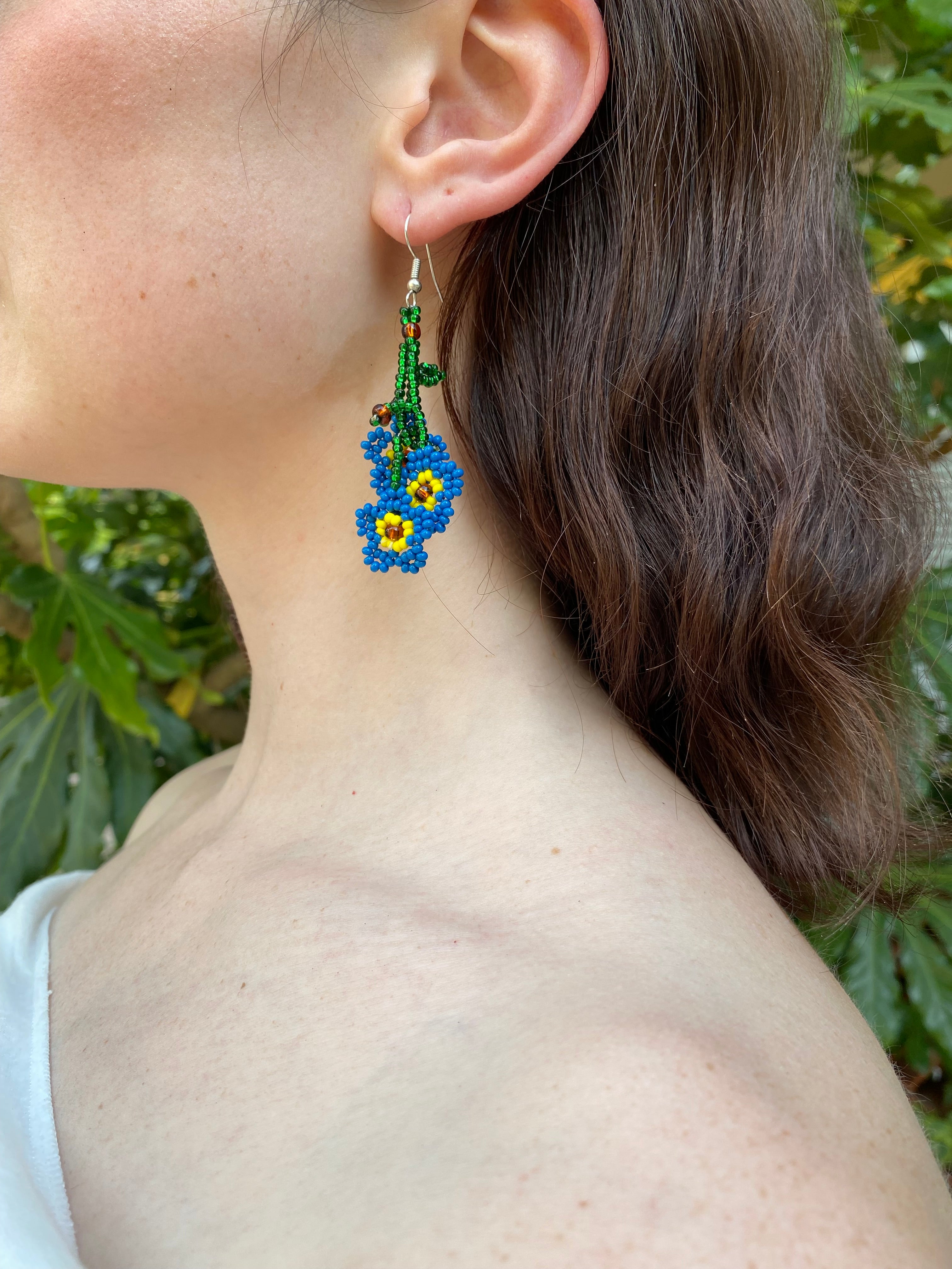 Forget-me-nots earrings