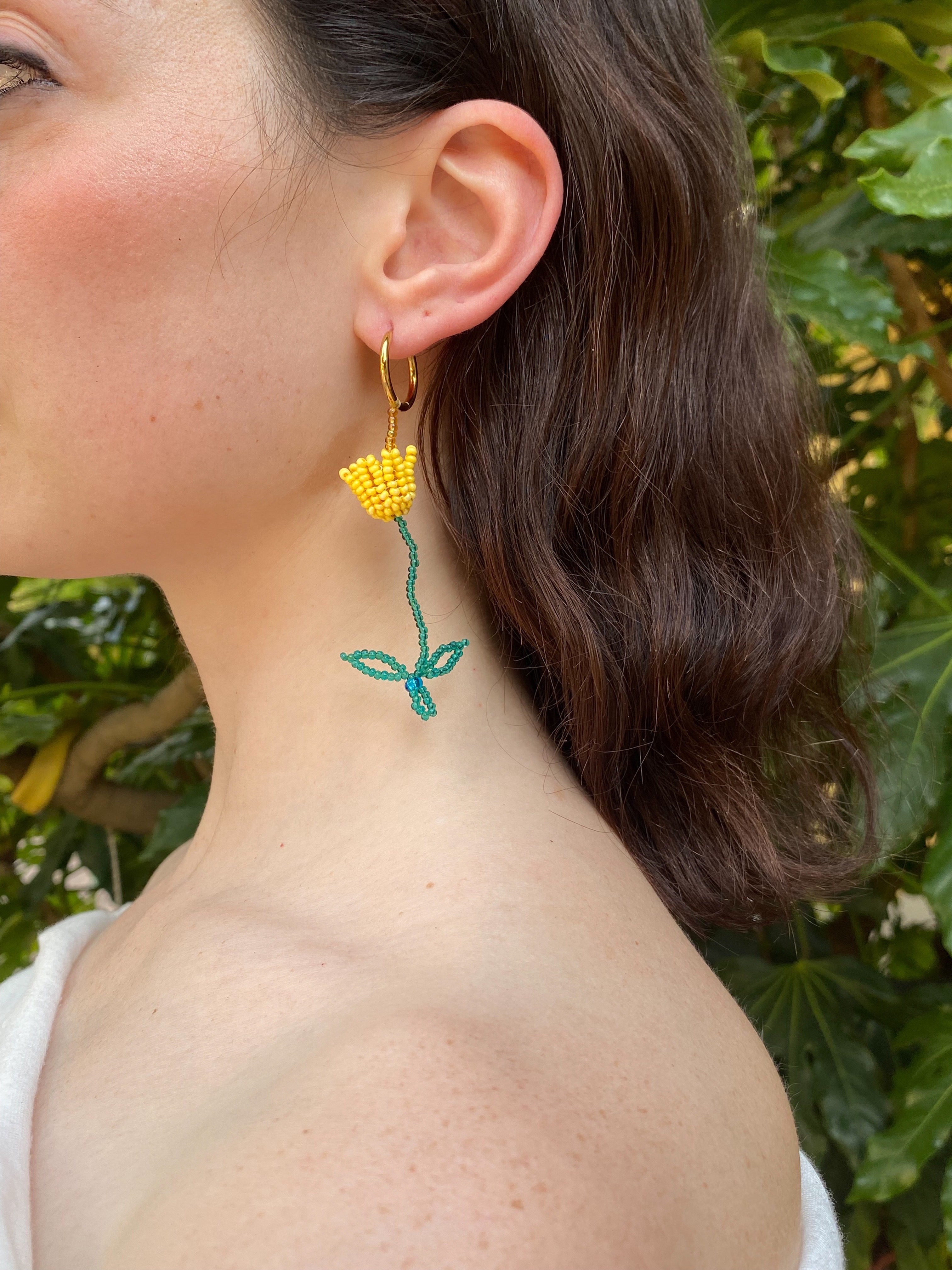 The Yellow Tulips earrings