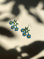 Load image into Gallery viewer, Forget-me-nots earrings
