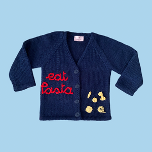 Eat Pasta Cardigan